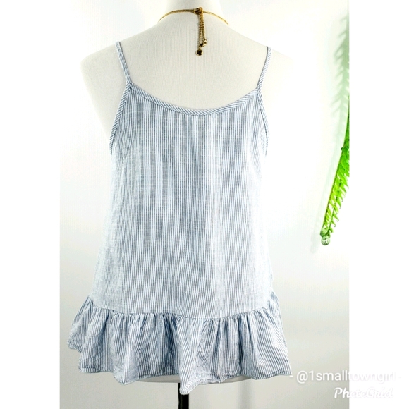 Twinkle ruffle bottom swing top S blue/white - Picture 6 of 9